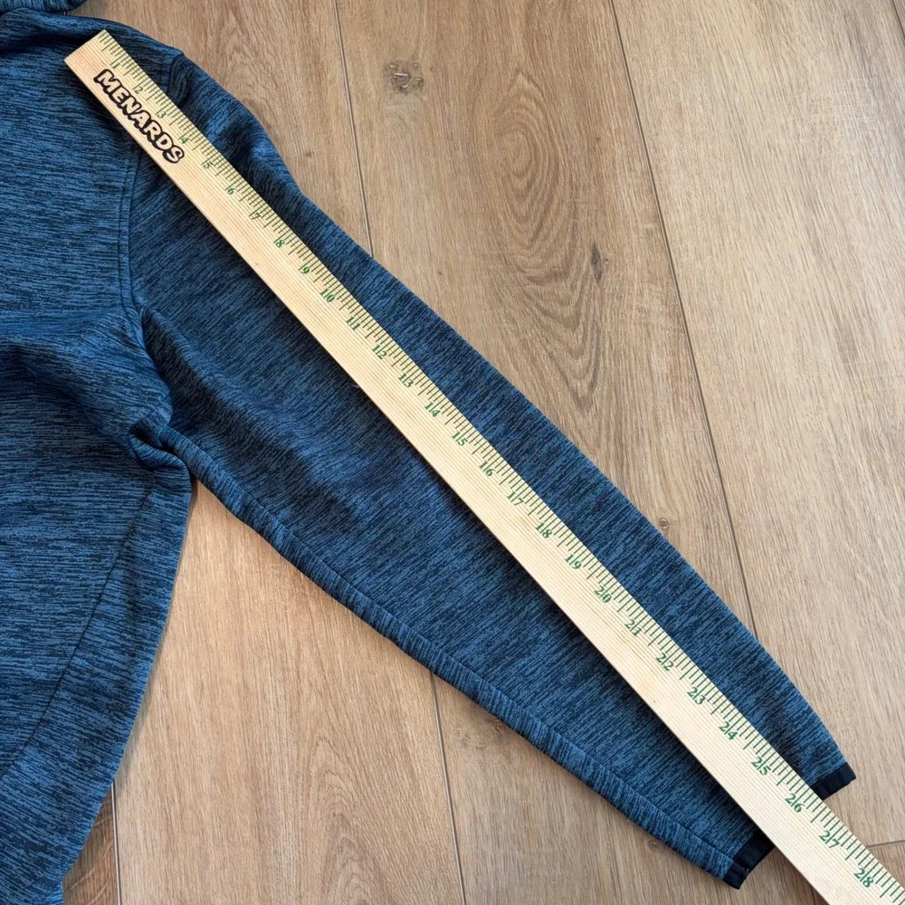 Under Armour Mens Armour Fleece Hoodie Blue Space Dye Pullover Large 1320743
